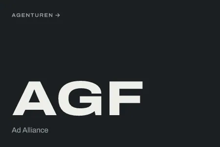 Textgrafik: AGF, Ad Alliance – Köpfe