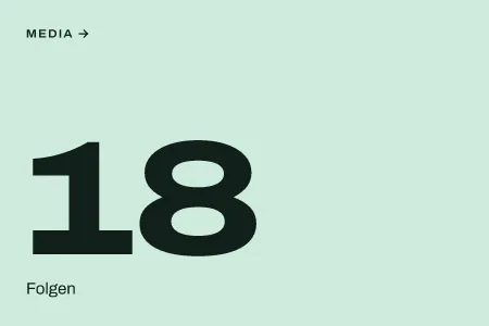Textgrafik: 18, Folgen – Media & Werbemarkt