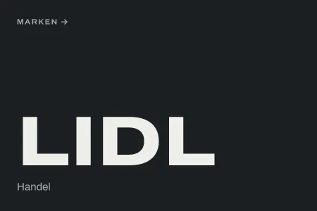 Textgrafik: Lidl, Handel – Marken & Kampagnen