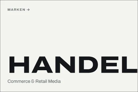 Textgrafik: Handel, Commerce & Retail Media – Commerce & Retail Media