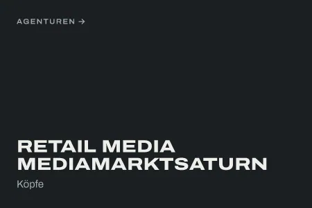 Textgrafik: Retail Media / MediaMarktSaturn, Köpfe – Köpfe